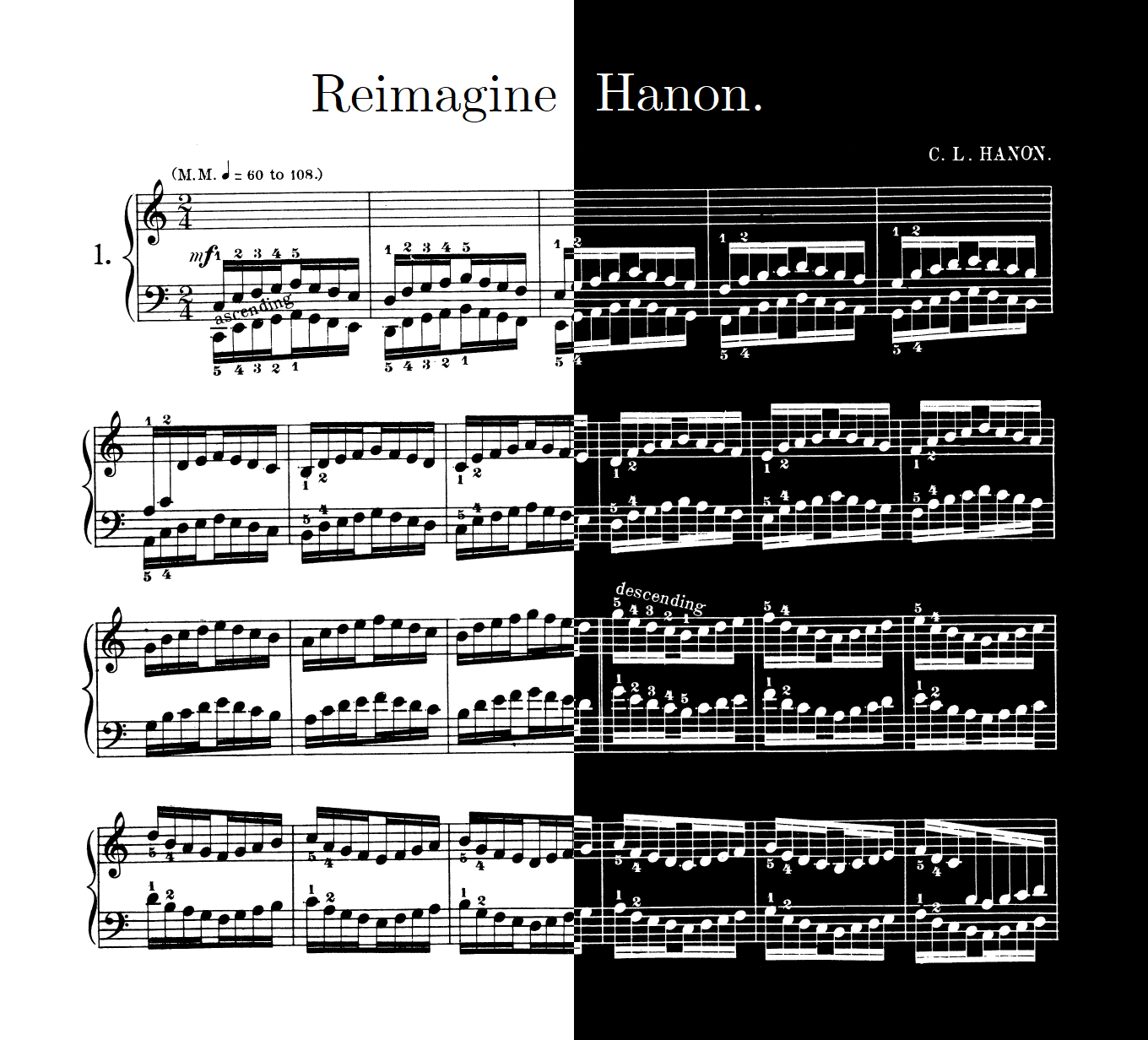 Themed sheet music